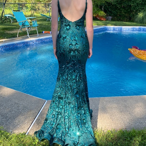 Green Prom Dress - Picture 2 of 2